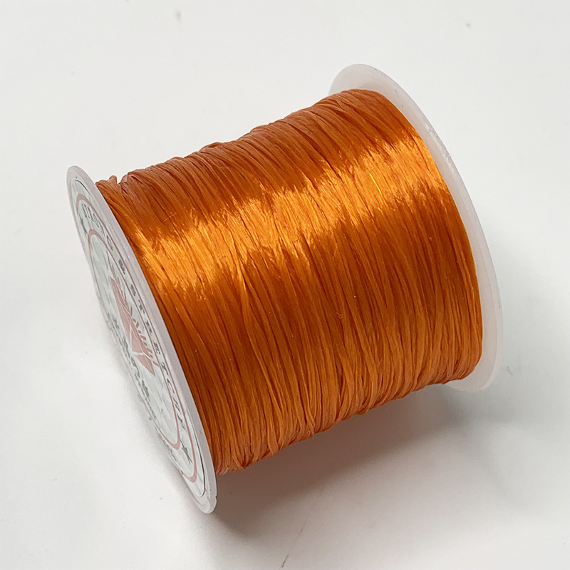 Cordón de pulsera de alta calidad de alambre plano elástico, cordón de cuentas resistente al desgaste, cordón de juego de alta elasticidad, cordón especial para pulsera