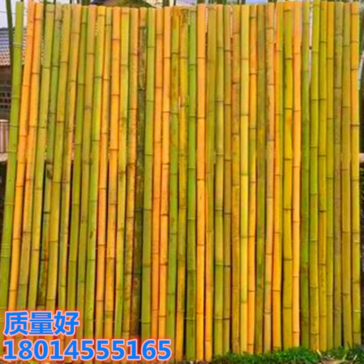 Толстый бамбуковый столб Оптом Большая бамбуковая садовая стойка Тонкий бамбуковый столб флагшток украшение двора забор бамбуковый забор