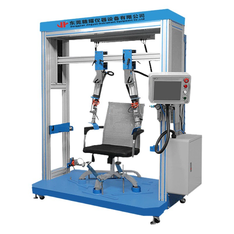 Стойкость жизни машины испытания усталости стула офиса Донгуан Джингяо вращая фабрику оборудования для испытаний обжатия