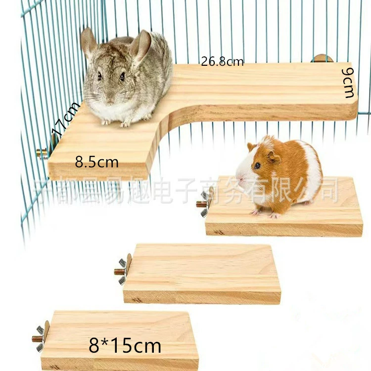 Попугай Хомяк Тоторо Белка Медовая Сумка Трамплин 4 предмета из цельного дерева Трамплин