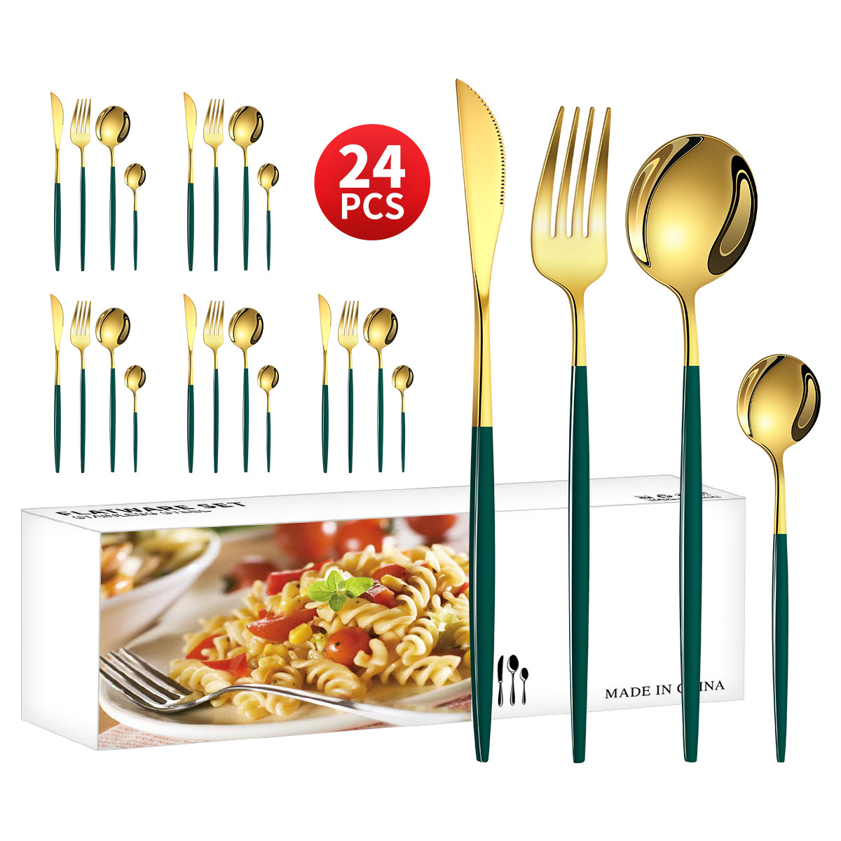 [화이트박스] 골드+그린 24종세트