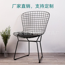 创意经典酒店家具铁线椅外贸金属椅咖啡厅简约现代椅子餐厅卡座位