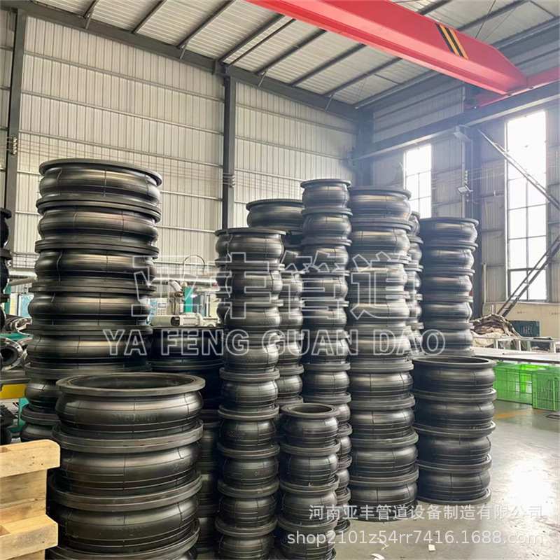 电厂供浆泵用橡胶接头 可曲挠大口径橡胶软接头 丝接橡胶软接头