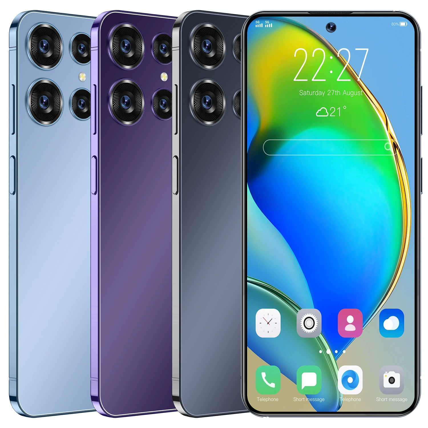 Смартфон S24 Ultra 16Гб+1Тб, 7,0-дюймовый HD, Android 13, Dual-SIM Dual-Mode