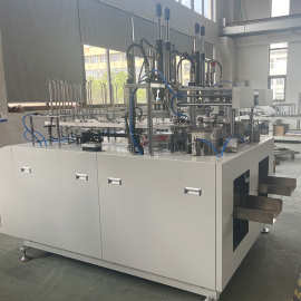 双工位热烫机 一体成型成热烫机 米饭盒 白卡纸盒成型机淋膜纸盒