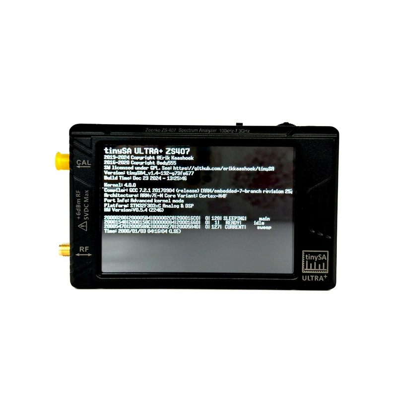 Новый портативный анализатор спектра TinySA ULTRA Plus 4inch с обнаружением дронов 100–7,3 ГГц