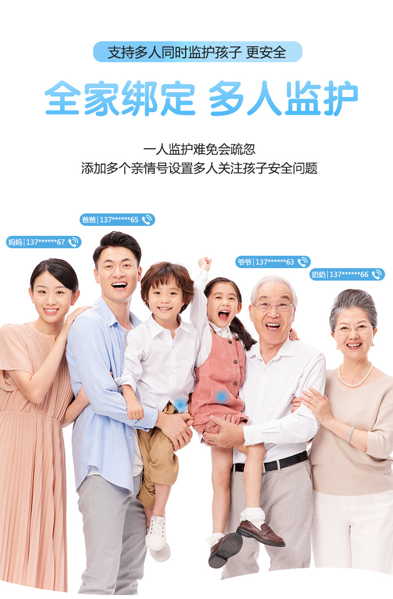 5g Kids Gps Tracker Gps Tracking Device for Children, Babies, Elderly, Anti-Abduction, Anti-Dementia, Anti-Loss, Portable Locator