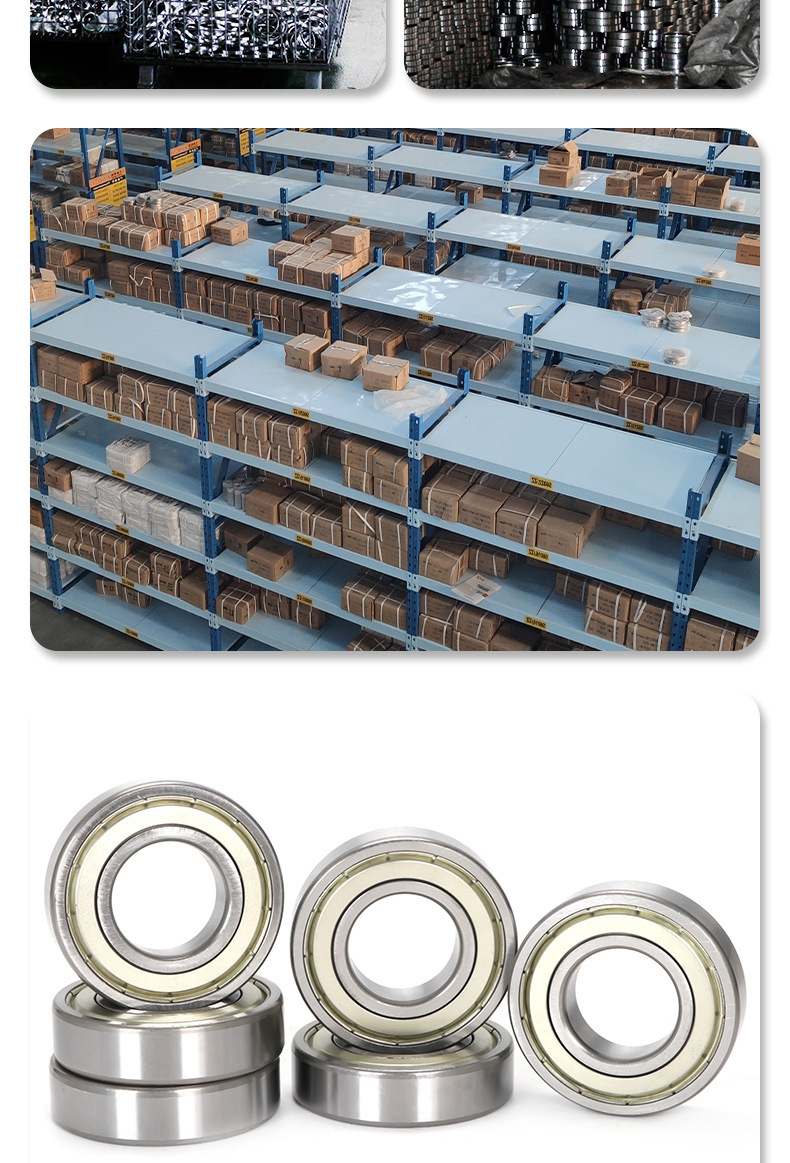 Deep Groove Ball Bearings, Silent and Wear-Resistant, Special Industrial-Grade Precision Bearings for Motors, Ultra-Long Life Transmission Shafts
