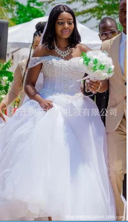 Foreign trade African wedding dress merm...