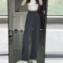 高腰夏季拖地春夏西装裤