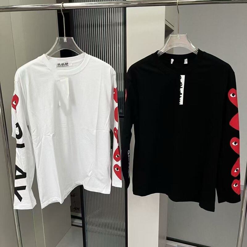 Chuanjiu correct version autumn long-sleeve T-shirt with letter print, loose casual style for men and women, same style for couples, available for dropshipping Chuanjiu correct version autumn long-sleeve T-shirt with letter print, loose casual style for men and women, same style for couples, available for dropshipping
