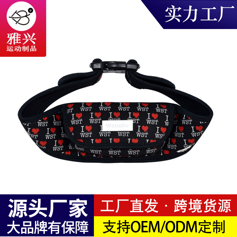 新款潜水料腰包男运动腰包多功能休闲男士手机包运动迷你小背包