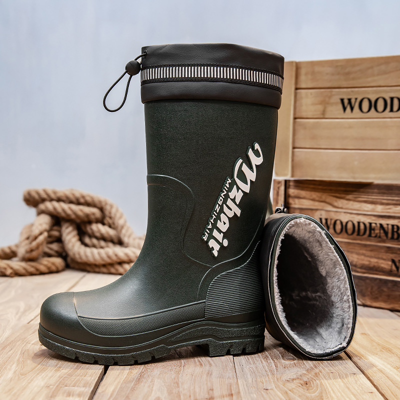 Wear-resistant non-slip keep warm high boots platform