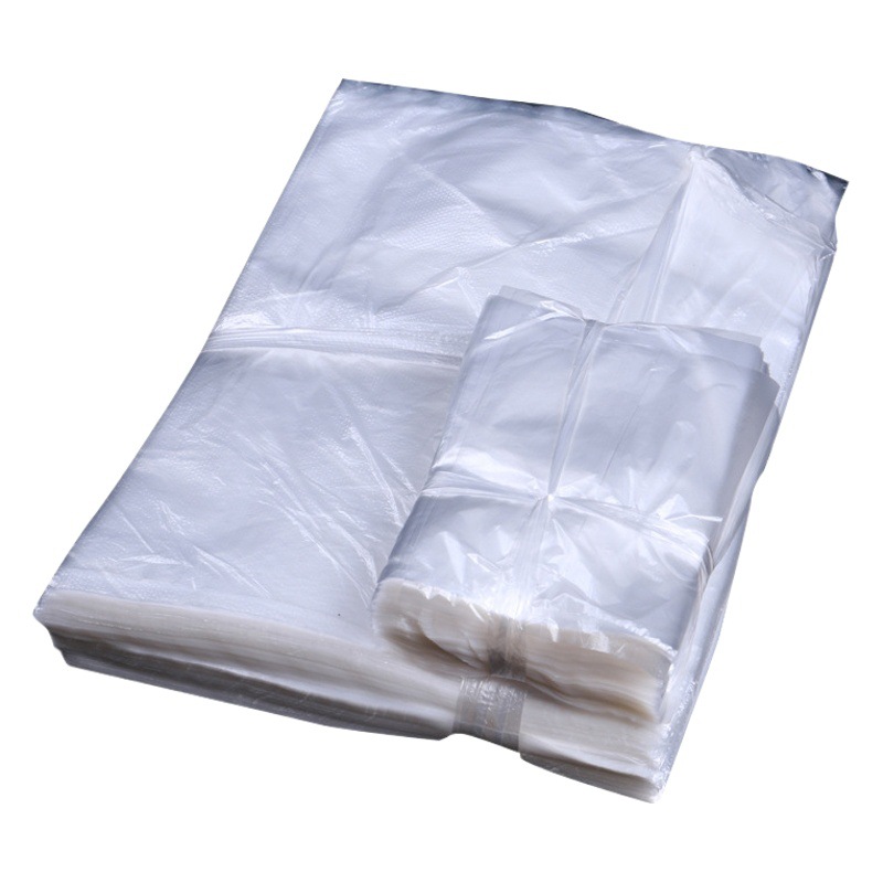 Bolsa de película esmerilada de pequeño tamaño bolsa de plástico transparente desechable bolsa de envasado de alimentos bolsa a prueba de polvo de baja presión PE bolsillo plano