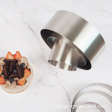 厂家批发 不锈钢慕斯圈 圆形慕斯蛋糕圈烘培工具蛋糕模具定制