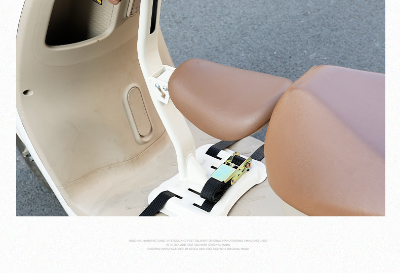 Electric Vehicle Child Seat, Front-Mounted, Foldable, Suitable for Aima and Yadea Electric Scooters, Baby and Child Safety Seat