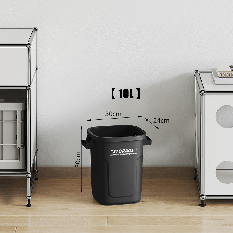 キッチンゴミ箱家庭用新しい大型蓋付き高さ紙バスケット家庭用屋外インダストリアルスタイル大容量ゴミ箱|undefined