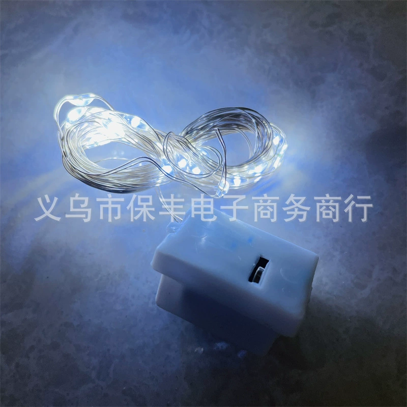 LED String Lights, Decorative Battery Lantern, 0.5–3 m, Warm White & Color, 3-Mode