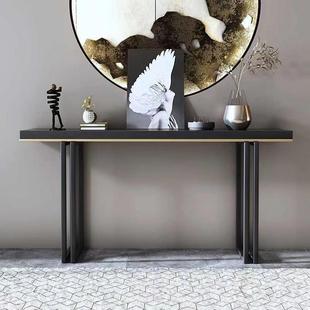 Chinese-style Solid Wood Entrance Zen Long Entrance Table Modern Simple Home View Platform Entrance Hall Table Living Room Wall