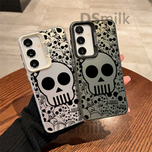 骷髅头适用三星彩银壳S25 Ultra/S24Plus手机壳S23 FE/S22/S21