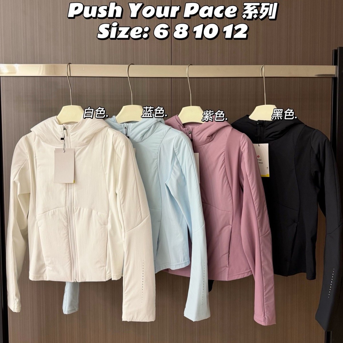 Qsqs Lulu Lightweight Sports Cotton Jacket Outdoor Running Yoga Slim Fit 3m Technology Cotton Jacket Autumn and Winter Women