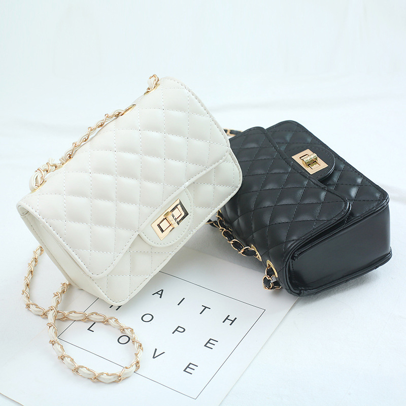 2026 New Korean Style Women's Handbag, Quilted Chain Bag, Chanel-Style Versatile Small Square Bag, Shoulder Bag, Underarm Bag, Crossbody Bag