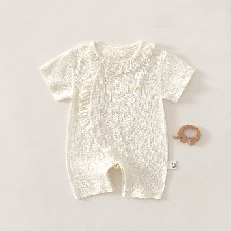 Hombres y mujeres bebés de verano delgado camiseta de manga corta para bebés, ropa de bebés, ropa de escalada de clase A