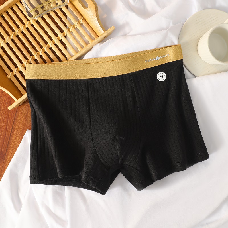Ropa interior de los hombres puro algodón antibacteriano Boxer shorts hombres deportes transpirable juventud Boxer shorts cabeza niños ropa interior