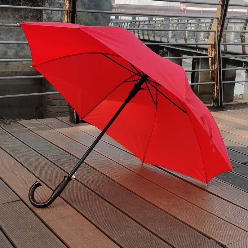 Big Red Sunny Umbrella Performance Group Gymnastics Dance Props Back to Her Mother's Home Red Umbrella Gift Advertising Umbrella Printing LOGO