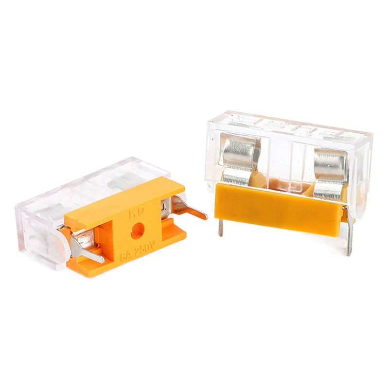 Держатель предохранителя питания 5X20 мм прозрачный держатель крышки держатель предохранителя Защита печатной платы напряжение