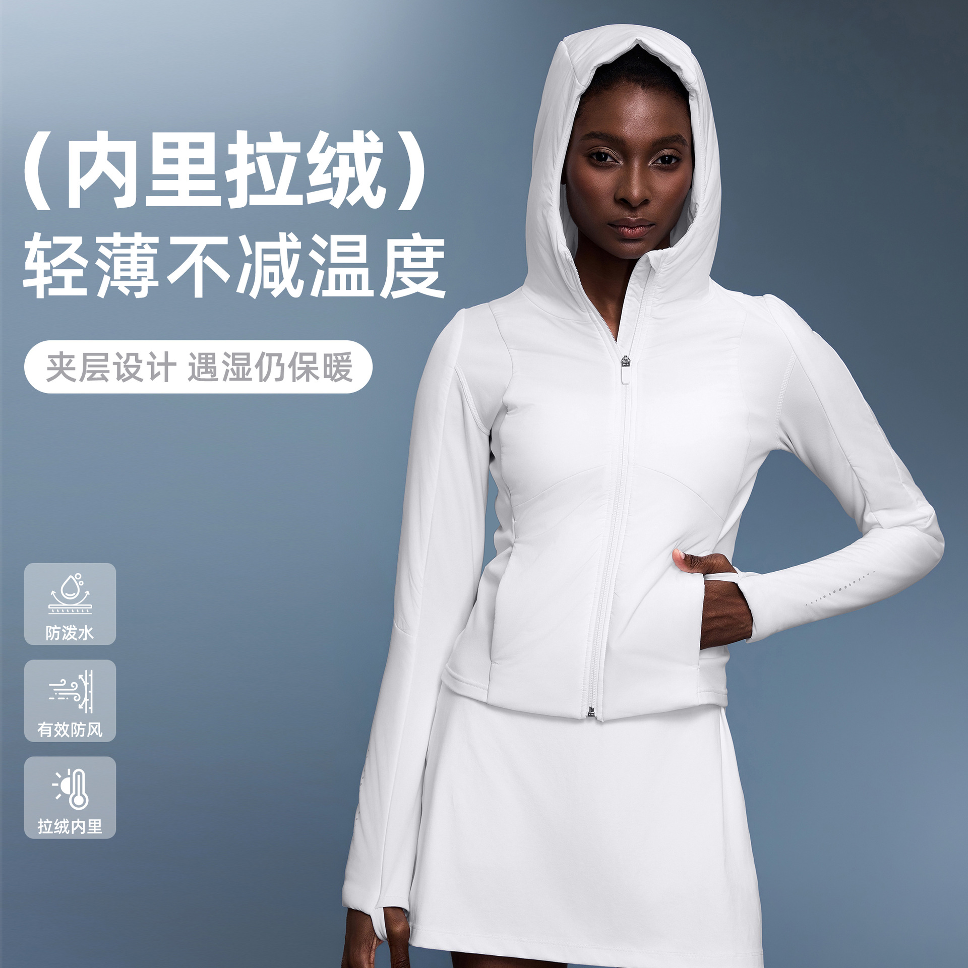 Autumn and Winter Quilted Jacket for Women, Windproof, Water-Repellent, Casual, Versatile, Warm and Velvet Short Hooded Cotton Jacket D25121