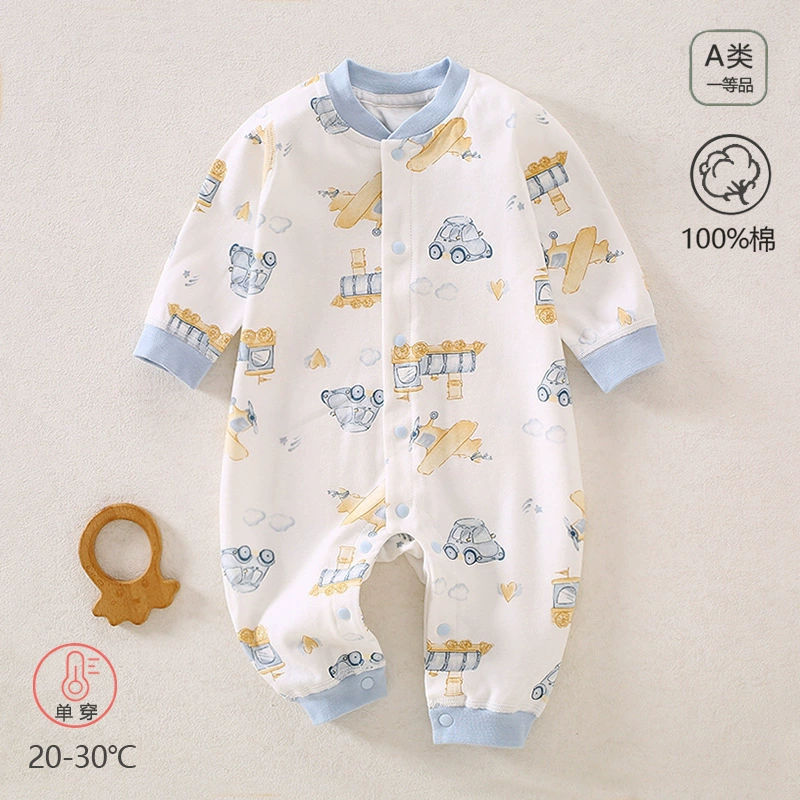 Весенний и осенний детский комбинезон хлопок типа новорожденного одежда детское комбинезон рептилий Anyang детская одежда