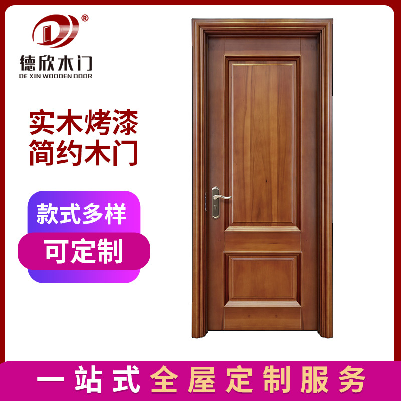 简约开放漆门实木复合门室内门原木门烤漆门厂家供应中欧式可设计