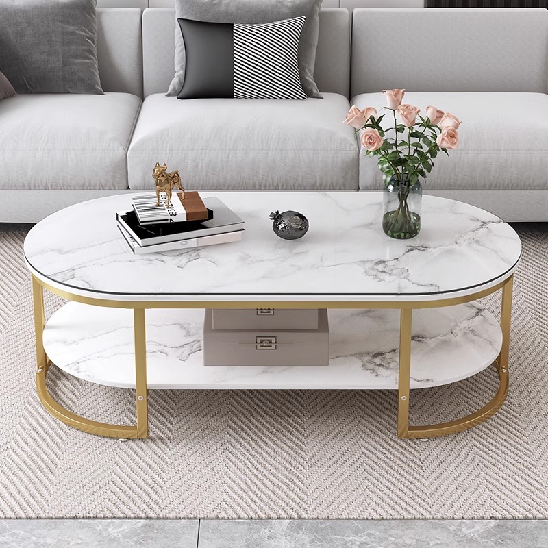 Mesa de café pequeño apartamento simple mesa de café sala de estar hogar Luz de lujo moderna pequeña mesa de café pequeña mesa redonda sofá mesa auxiliar