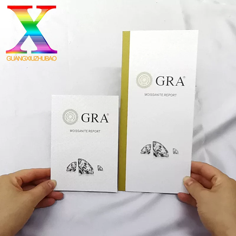 GRA Mosan Diamond Certificate Wholesale Small Certificate Set+Black Card