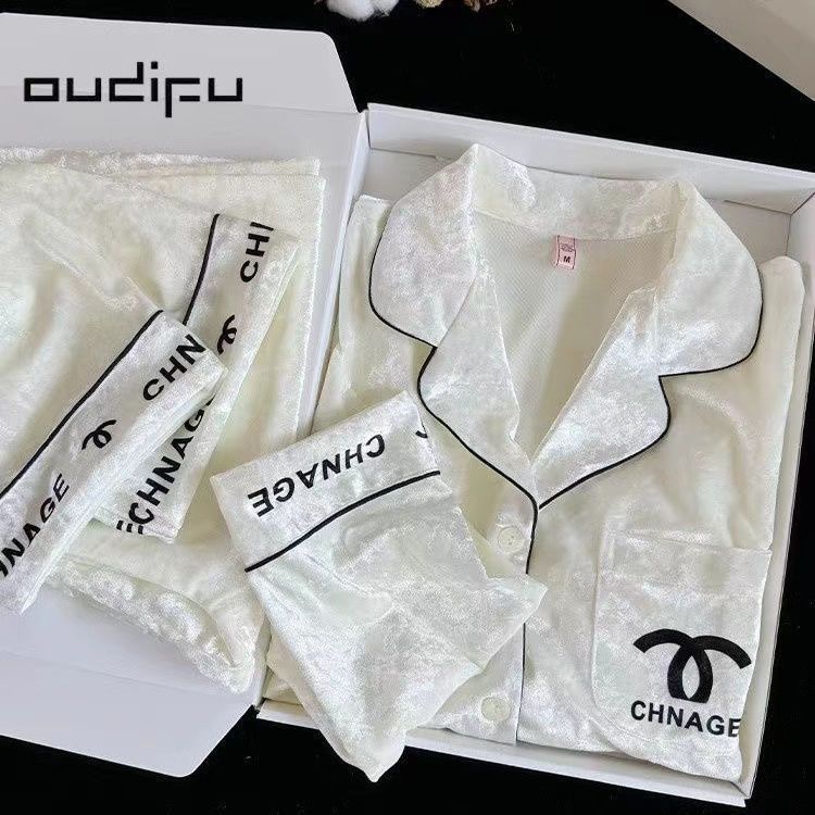 5003#화이트 샤넬 스타일 여성용