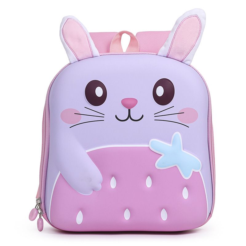 Kindergarten mochila para bebés caricatura lindo conejo mochila para niños y niñas 2025 nueva mochila para niños con cáscara de huevo