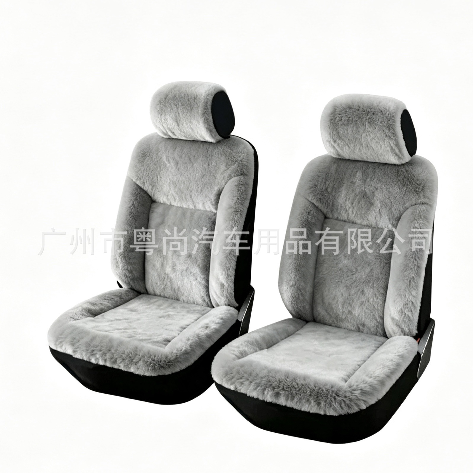New winter cross-border bestseller, solid color plush 5-seater universal car seat cover, hot-selling on Amazon and Temu