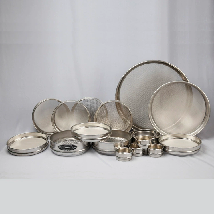 Диаметр 200 Абразивное сито с покрытием для проверки состава зерен (P) Стандартное экспериментальное сито GB/T6003 Тестовое сито