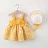 Summer skirt, cute small princess costume with bow, decorations, slip dress, children's clothing