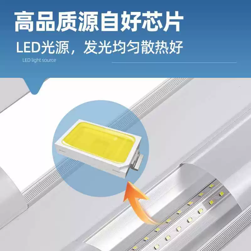 LED сверхяркая трубка, свет дневной для домашнего использования, офисный свет, линейный свет, полный комплект, 1.2м