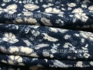 140g双磨毛涤氨纶渗透印花汗布  涤氨水印花磨毛牛奶丝 手感好