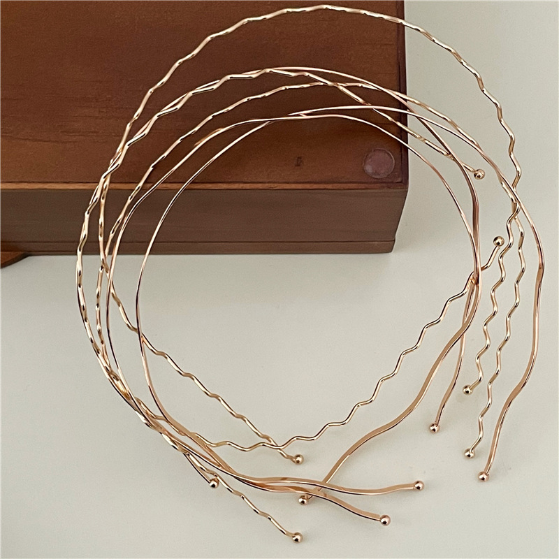 Simple Style Style Simple Style U Shape Metal Hair Band