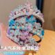 New Kidsren's Hairband Crown Frozen Elsa Blue Sparkling Diamond Elegant Headband Does Not Hurt Hair High-End Hair Accessories