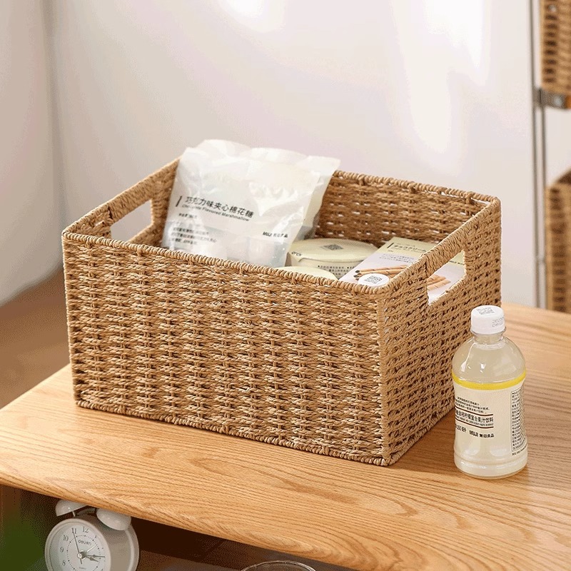 寂は藤編みの収納箱をまねてかごの雑物のタンスの食器棚の客間のお茶のいくつかを整理して収納箱の収納枠を整理します。