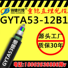 GYTA53-12B1.3室外重铠双护套直埋地光缆6/8/4/24/48B1工程光纤线