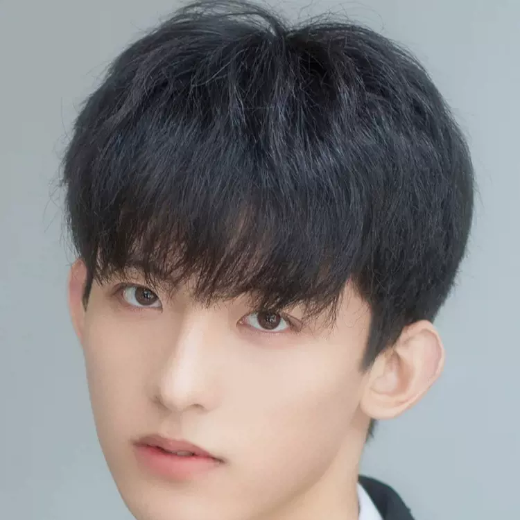 假发男韩版帅气真发头套时尚造型网红款自然短发送男友男士假发套