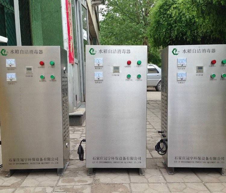 SCII-5H-PLC-B-z微电解水箱水处理机 河北冠宇水箱自洁消毒器