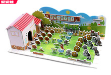 儿童玩具男女款幼儿园3D手工模型立体拼图小屋礼物5-15岁