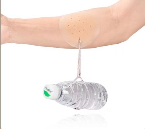 Black technology ultra-thin anti-bulge exposure invisible traceless size glue-free self-adhesive silicone bra female nipple stickers